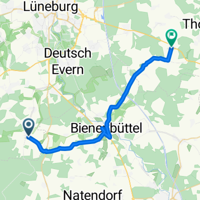 Wiethoop, Barnstedt nach Bienenbüttel und Horndorf