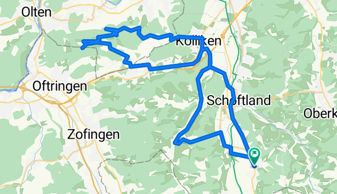 Moosstrasse, Kirchleerau nach Moosstrasse, Kirchleerau