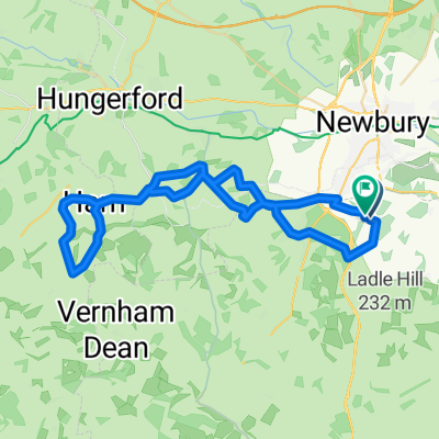 Route in Newbury