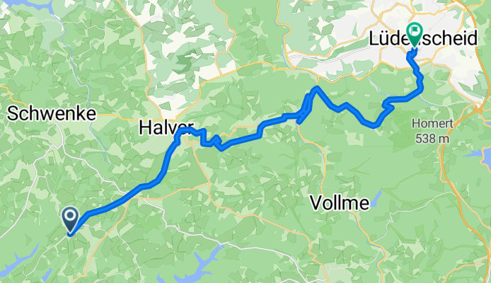 Westfalenstraße nach Graf-Engelbert-Platz