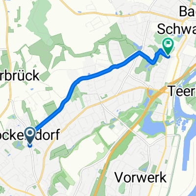 Mühlenberg, Stockelsdorf nach Berliner Straße, Bad Schwartau