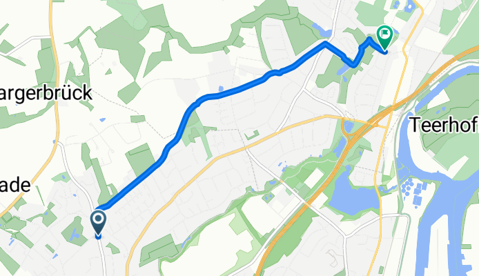 Mühlenberg, Stockelsdorf nach Berliner Straße, Bad Schwartau