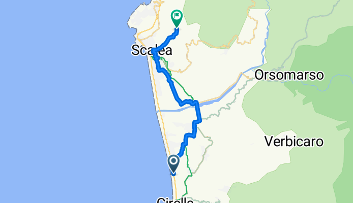 Strada Statale 18, Grisolia a Scalea