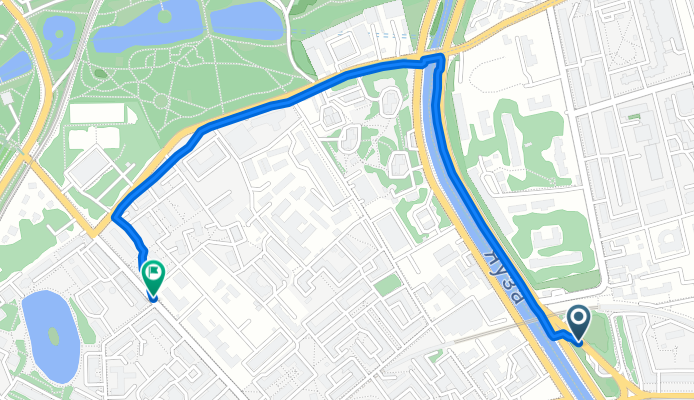 улица Атарбекова, Москва до Большая Остроумовская улица, Москва