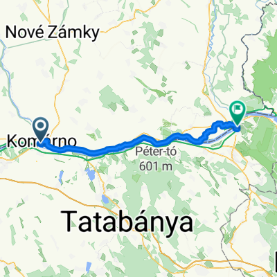 Nám. gen. Klapku to Rákóczi tér