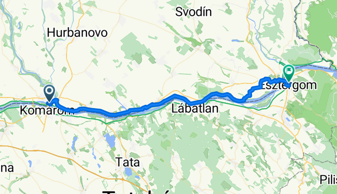 Nám. gen. Klapku to Rákóczi tér