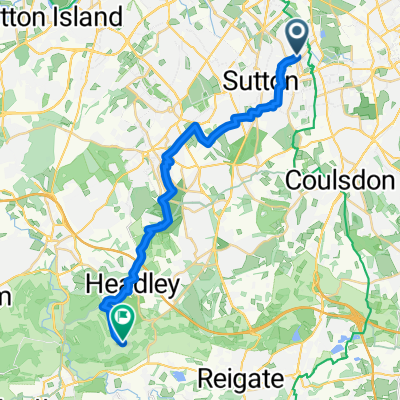 From Carshalton to Tadworth