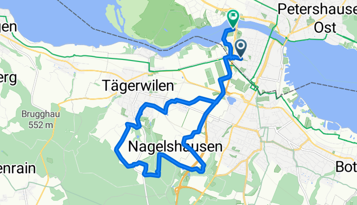 Gottlieber Straße nach Winterersteig