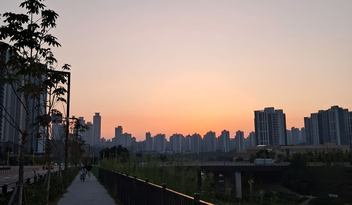 Photo 1 of the Bikemap route "롯데캐슬.호반베르디움Ph0]으로 라우팅"