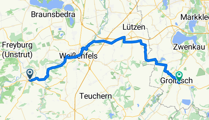Von Naumburg (Saale) bis Groitzsch