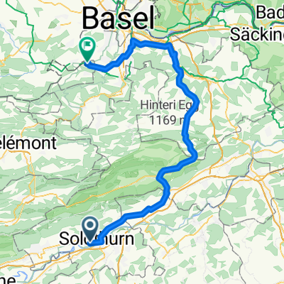 Riedmattstrasse, Solothurn nach Birnenweg, Bättwil