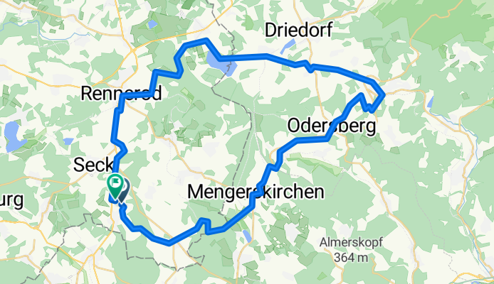 Irmtraut - Mengerskirchen - Beilstein - Krombach Talsperre Irmtraut