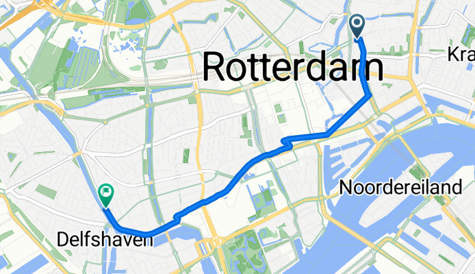 Admiraal de Ruyterweg, Rotterdam naar Samuel Mullerplein, Rotterdam