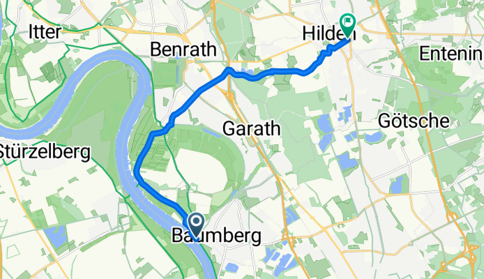 Klappertorstraße, Monheim am Rhein to Heiligenstraße, Hilden