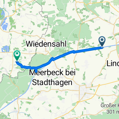 Lüdersfeld nach Osterkamp, Petershagen