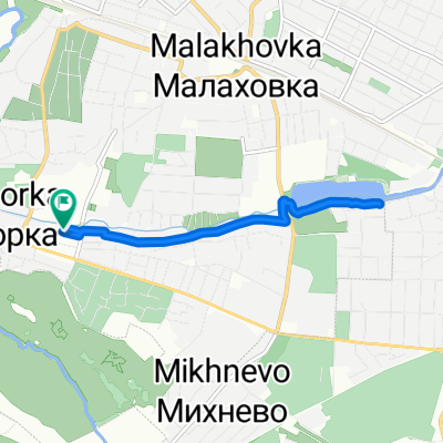 улица Малаховский Квартал Жк, Малаховка до улица Малаховский Квартал Жк, Малаховка