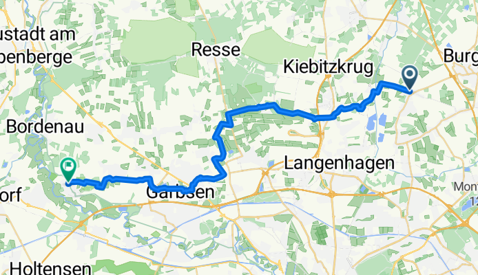 An der Mehlbeeke, Isernhagen nach Finkenweg, Garbsen