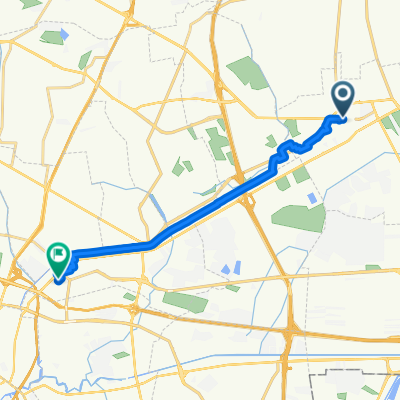 Sihaburanukit Road, Min Buri District to Soi Ramkhamhaeng 14, Bang Kapi District