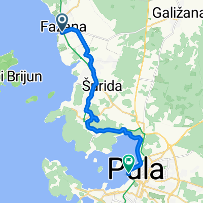 44.925, 13.803 à 44.870, 13.842