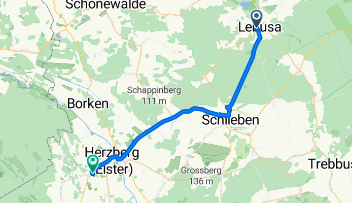 Körbaer Straße nach Anhalter Straße