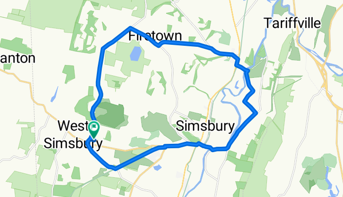 Grant Estate Dr, West Simsbury to Grant Estate Dr, West Simsbury