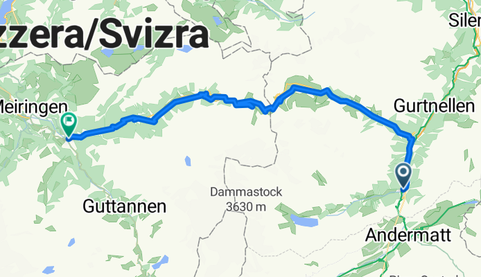 From Göschenen to Innertkirchen
