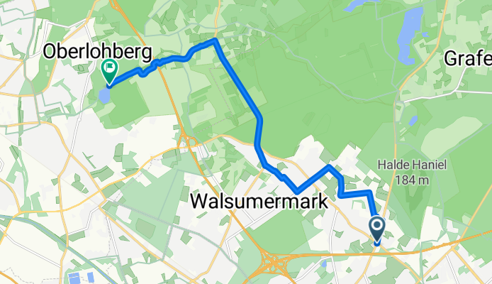Fernewaldstraße, Oberhausen nach Hiesfeld, Dinslaken