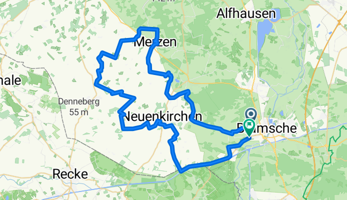 Sauerbruchstraße nach Bramsche(Hase) Hemke