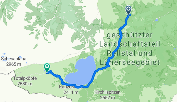 2025 Tag2 Hüterhütte-Gipspöpfle-Lünerseealpe-Totalphütte