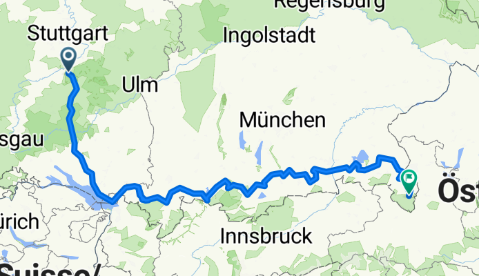 Betzingen, Bodensee nach Königssee