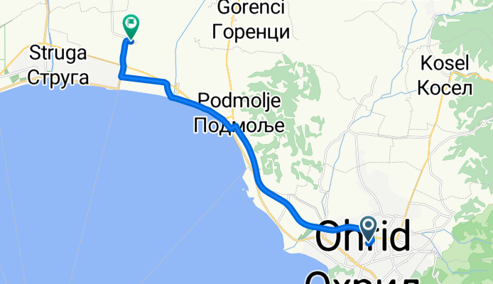 Moderate route