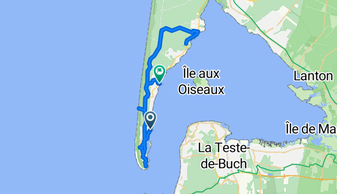 Avenue de l'Océan Cap Ferret nach Rue Sainte-Catherine