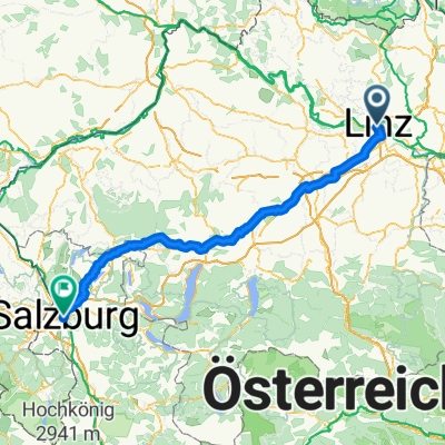 Fiedlerstraße, Linz - Paris-Lodron-Straße, Salzburg