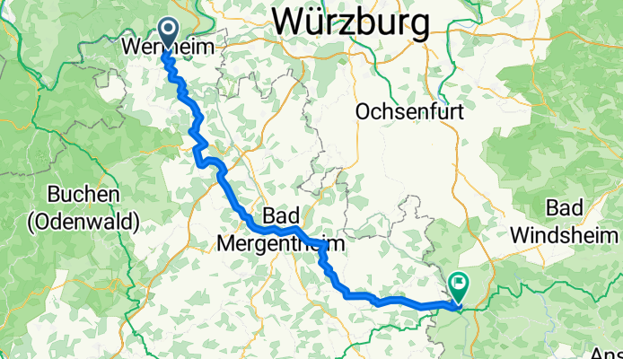 Von Wertheim bis Rothenburg ob der Tauber