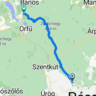 Bárány tető, Pécs - Csendes utca, Orfű