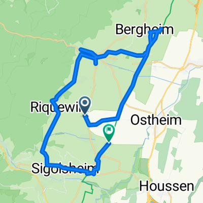 Route du Vin naar Route Sans Nom