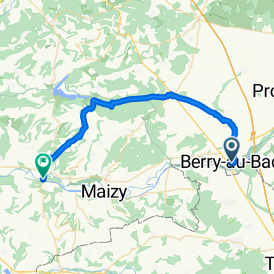 Place Amédée Vigneron, Berry-au-Bac nach Villers-en-Prayères, Les Septvallons