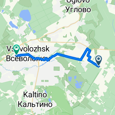 От Южное шоссе до Ленинградская улица