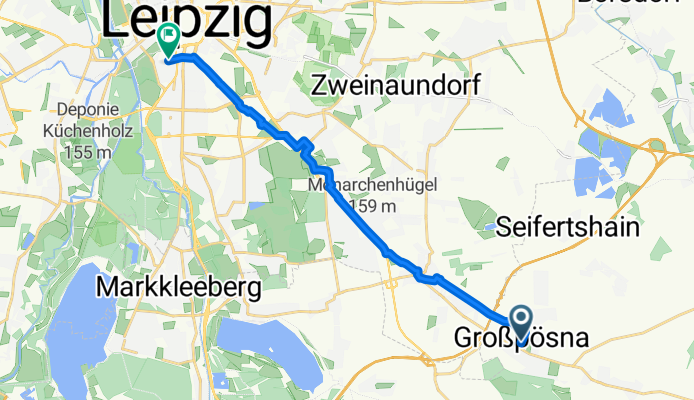 Sepp-Verscht-Straße, Großpösna nach Grassistraße, Leipzig