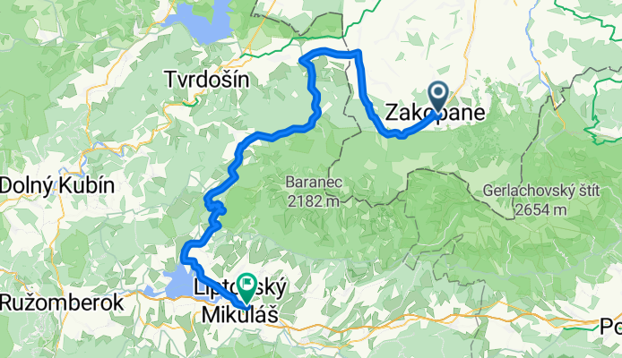 Zakopane - Liptovský Mikuláš