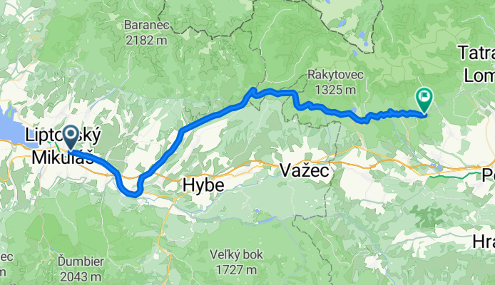 Liptovský Mikuláš - Vysoké Tatry