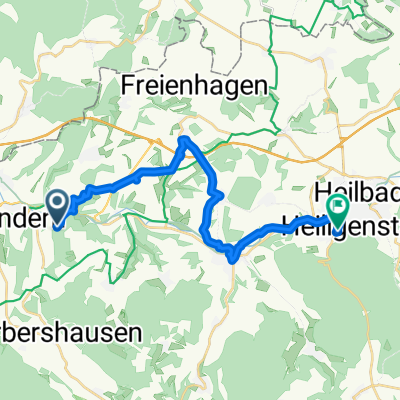 Straße Ohne Straßennamen nach Goethestraße