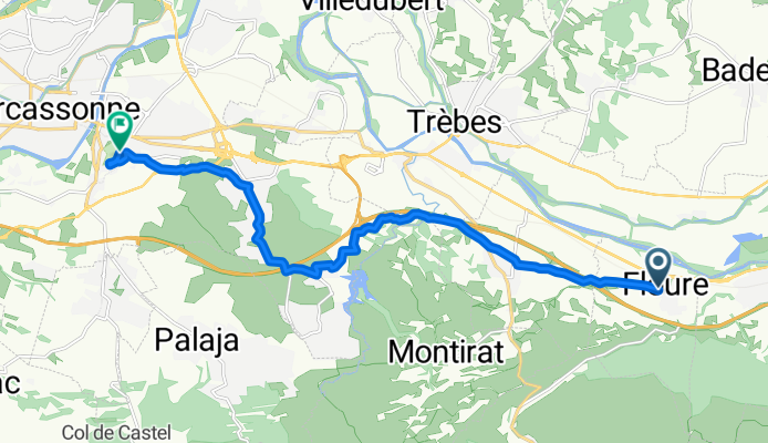 Rue des Écoles, Floure à Rue de la Porte d'Aude, Carcassonne