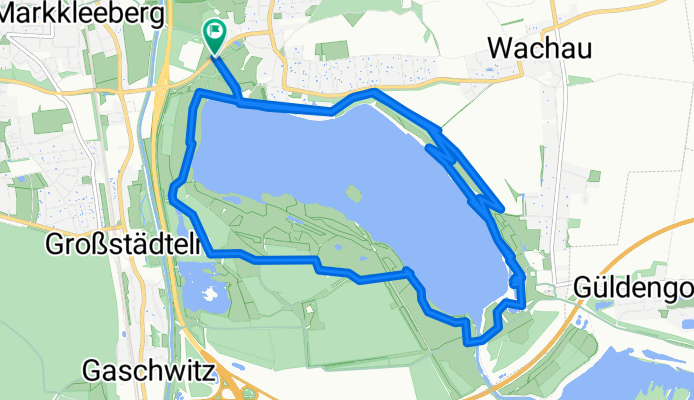 Rundkurs Markkleeberger See