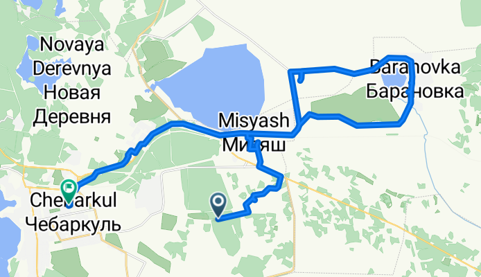 От Неизвестная Дорога до улица Калинина 5а