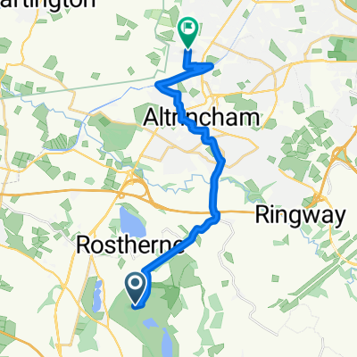 Tatton Park, Knutsford to St Albans Crescent, Altrincham