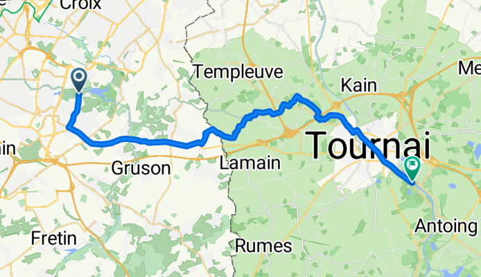 From Villeneuve-D'Ascq to Tournai
