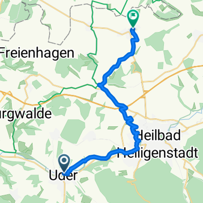 Straße der Einheit nach Weißenbörner Straße