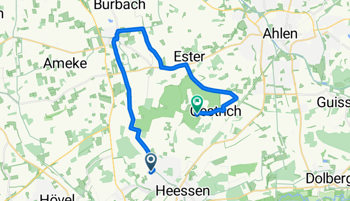 Volkenhoffs Weg, Hamm nach Im Oestricher Holt, Ahlen