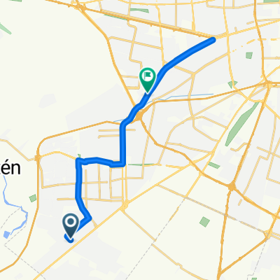 Ruta desde Capellán Florencio Infante